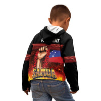 Personalised Samoan Spirit - Samoa Tribal Heritage Kid Hoodie LT03 - Polynesian Pride