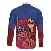 Proud of Samoa Family Matching Tank Maxi Dress and Hawaiian Shirt Ula Nifo with Samoa 685 and Hibiscus Tapa Tribal Pattern