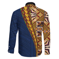 Samoan Siapo Family Matching Short Sleeve Bodycon Dress and Hawaiian Shirt Tatau Pattern Half Style LT03 - Polynesian Pride