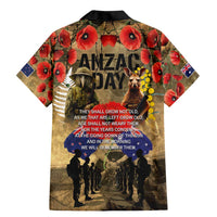Australia and New Zealand ANZAC Day Family Matching Mermaid Dress and Hawaiian Shirt Kangaroo and Kiwi Bird Soldier-Honor and Remember Vintage Style