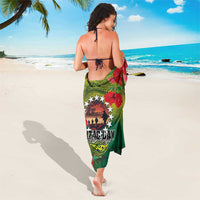 Cook Islands ANDAC Day Sarong Honor and Remember Soliders-Forever in My Thoughts Grunge Style