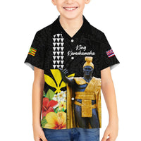 Hawaii King Kamehameha Day Hawaiian Shirt Kanaka Maoli Hibiscus Flower and Kakau Pattern LT03 - Polynesian Pride