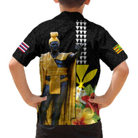 Hawaii King Kamehameha Day Hawaiian Shirt Kanaka Maoli Hibiscus Flower and Kakau Pattern LT03 - Polynesian Pride