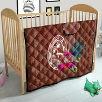 Chamorro Biba Guam Quilt Latte Stone Tribal and Hibiscus Flower Tapa Pattern LT03 - Polynesian Pride