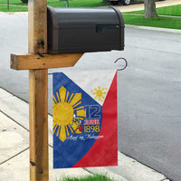 Philippines Independence Day Garden Flag Araw ng Kalayaan Polynesian Sun and YAKAN Pattern