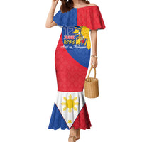 Philippines Independence Day Mermaid Dress Araw ng Kalayaan Polynesian Sun and YAKAN Pattern