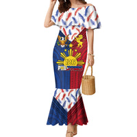Philippines Independence Day 126th Anniversary Family Matching Mermaid Dress and Hawaiian Shirt Polynesian Pattern National Flag Style
