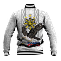 Philippines Eagle Week Baseball Jacket Polynesian Pattern Barong Style LT03 - Polynesian Pride