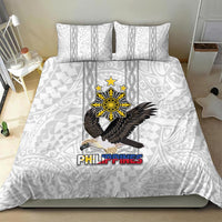 Philippines Eagle Week Bedding Set Polynesian Pattern Barong Style LT03 - Polynesian Pride