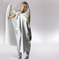 Philippines Eagle Week Hooded Blanket Polynesian Pattern Barong Style LT03 - Polynesian Pride