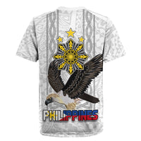 Philippines Eagle Week Rugby Jersey Polynesian Pattern Barong Style LT03 - Polynesian Pride