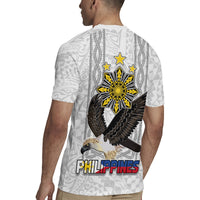 Philippines Eagle Week Rugby Jersey Polynesian Pattern Barong Style LT03 - Polynesian Pride