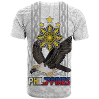 Philippines Eagle Week T Shirt Polynesian Pattern Barong Style LT03 - Polynesian Pride