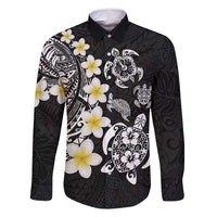 Hawaiian Plumeria Turtles Family Matching Mermaid Dress and Hawaiian Shirt Polynesian Art Tattoo