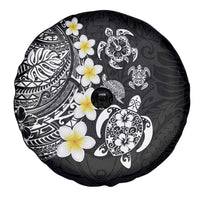 Hawaiian Plumeria Turtles Spare Tire Cover Polynesian Art Tattoo