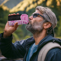 Samoan Art Tattoo Polynesian Pattern 4 in 1 Can Cooler Tumbler Pink Out Color