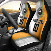 Custom Fiji and Australia Rugby Car Seat Cover Aboriginal and Fijian Masi Pattern LT03 - Polynesian Pride