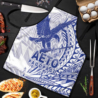 Samoa Pago Pago Aeto Apron Wingstyle Blue-White Color - Polynesian Pride