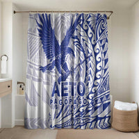 Samoa Pago Pago Aeto Bathroom Set Wingstyle Blue-White Color - Polynesian Pride