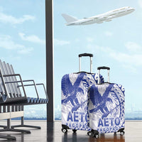 Samoa Pago Pago Aeto Luggage Cover Wingstyle Blue-White Color - Polynesian Pride