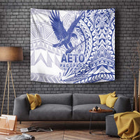 Samoa Pago Pago Aeto Tapestry Wingstyle Blue-White Color - Polynesian Pride