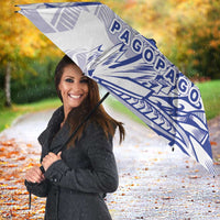 Samoa Pago Pago Aeto Umbrella Wingstyle Blue-White Color - Polynesian Pride