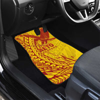 Samoa Pago Pago Aeto Car Mats Wingstyle Red-Gold Color - Polynesian Pride