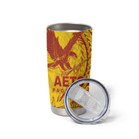 American Samoa Pago Pago Aeto Tumbler Cup Wingstyle Red-Gold Color LT03 - Polynesian Pride