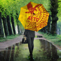 Samoa Pago Pago Aeto Umbrella Wingstyle Red-Gold Color - Polynesian Pride