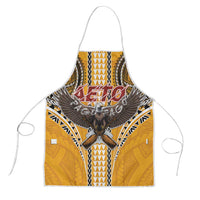 Samoa Pago Pago Aeto Apron Bald Eagle with Polynesian Art Tattoos - Polynesian Pride