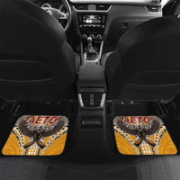 Samoa Pago Pago Aeto Car Mats Bald Eagle with Polynesian Art Tattoos - Polynesian Pride