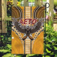 Samoa Pago Pago Aeto Garden Flag Bald Eagle with Polynesian Art Tattoos - Polynesian Pride