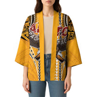 Samoa Pago Pago Aeto Kimono Bald Eagle with Polynesian Art Tattoos - Polynesian Pride