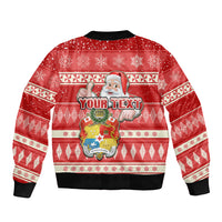 custom-tonga-christmas-sleeve-zip-bomber-jacket-the-santa-coat-of-arms-with-ngatu-and-snow-pattern
