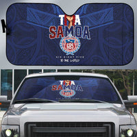 Rugby Toa Samoa Auto Sun Shade Champions Six Eight Five - Polynesian Pride