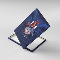 Rugby Toa Samoa Canvas Wall Art Champions Six Eight Five - Polynesian Pride