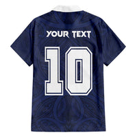 Custom Rugby Toa Samoa Hawaiian Shirt Champions Six Eight Five - Polynesian Pride