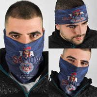 Rugby Toa Samoa Neck Gaiter Champions Six Eight Five - Polynesian Pride