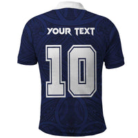 Custom Rugby Toa Samoa Polo Shirt Champions Six Eight Five - Polynesian Pride