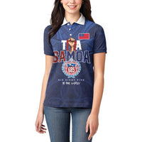 Custom Rugby Toa Samoa Women Polo Shirt Champions Six Eight Five - Polynesian Pride