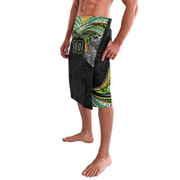 Custom Cook Islands Rugby League Lavalava Tatau Tribal Motifs-Black Color LT03 - Polynesian Pride
