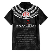 New Zealand ANZAC Day Family Matching Summer Maxi Dress and Hawaiian Shirt Lest We Forget Haka Dance Respect LT03 - Polynesian Pride