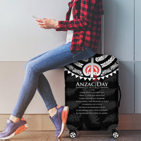 New Zealand ANZAC Day Luggage Cover Lest We Forget Haka Dance Respect LT03 - Polynesian Pride