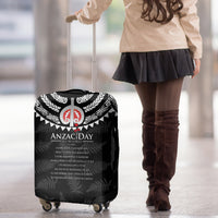 New Zealand ANZAC Day Luggage Cover Lest We Forget Haka Dance Respect LT03 - Polynesian Pride