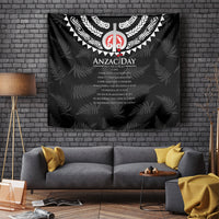 New Zealand ANZAC Day Tapestry Lest We Forget Haka Dance Respect LT03 - Polynesian Pride