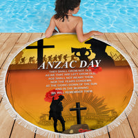 New Zealand and Australia ANZAC Day Beach Blanket Gallipoli Lest We Forget LT03 - Polynesian Pride