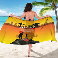 New Zealand and Australia ANZAC Day Sarong Gallipoli Lest We Forget LT03 - Polynesian Pride