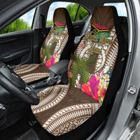 Vanuatu Selebretem 44th Indipendens Dei Car Seat Cover Yumi Pig Tusk and Namele Fern