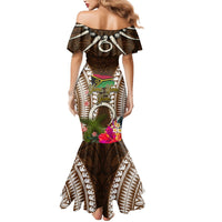 Vanuatu Selebretem 44th Indipendens Dei Mermaid Dress Yumi Pig Tusk and Namele Fern LT03 - Polynesian Pride