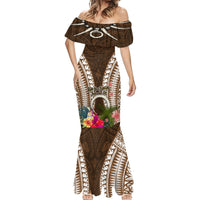 Vanuatu Selebretem 44th Indipendens Dei Mermaid Dress Yumi Pig Tusk and Namele Fern LT03 - Polynesian Pride